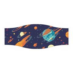 Space Galaxy Planet Universe Stars Night Fantasy Stretchable Headband by Uceng