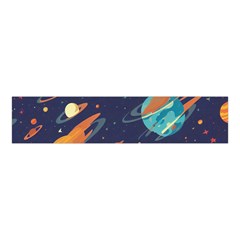 Space Galaxy Planet Universe Stars Night Fantasy Velvet Scrunchie by Uceng