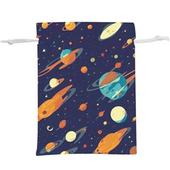 Space Galaxy Planet Universe Stars Night Fantasy Lightweight Drawstring Pouch (xl) by Uceng