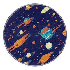 Space Galaxy Planet Universe Stars Night Fantasy Wireless Charger by Uceng