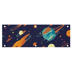 Space Galaxy Planet Universe Stars Night Fantasy Banner And Sign 6  X 2  by Uceng