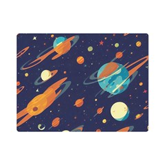 Space Galaxy Planet Universe Stars Night Fantasy Flano Blanket (mini)