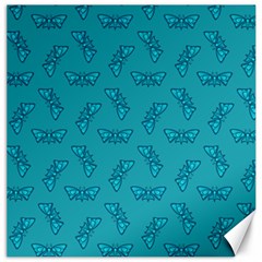 Butterfly Art Pattern Design Background Frame Canvas 12  X 12  by Uceng