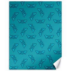 Butterfly Art Pattern Design Background Frame Canvas 18  X 24  by Uceng