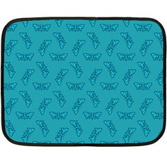 Butterfly Art Pattern Design Background Frame Fleece Blanket (mini) by Uceng