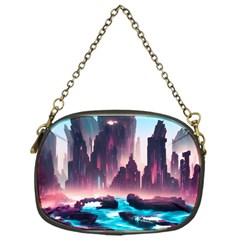 Urban City Cyberpunk River Cyber Tech Future Chain Purse (one Side) by Uceng