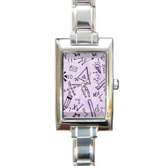 Science Research Curious Search Inspect Scientific Rectangle Italian Charm Watch by Uceng