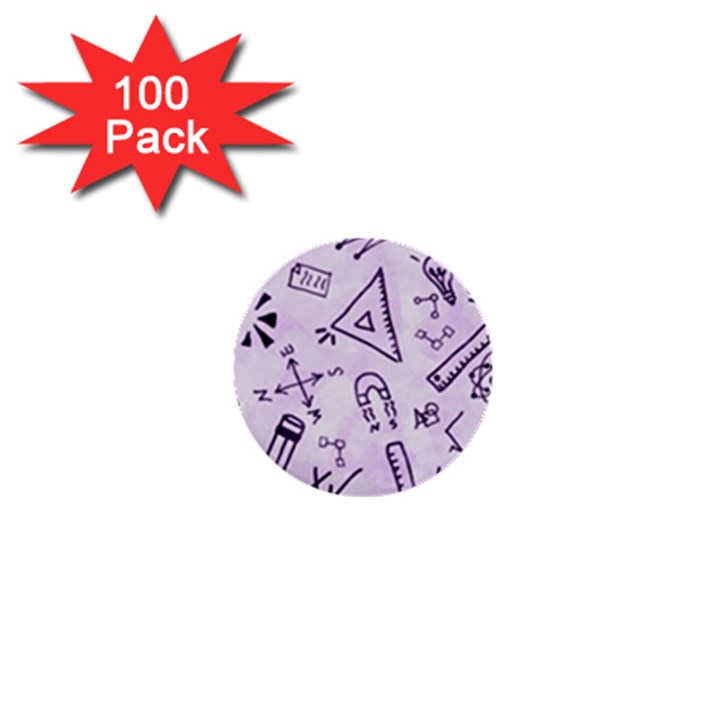 Science Research Curious Search Inspect Scientific 1  Mini Buttons (100 pack) 