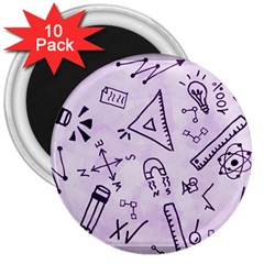 Science Research Curious Search Inspect Scientific 3  Magnets (10 Pack)  by Uceng