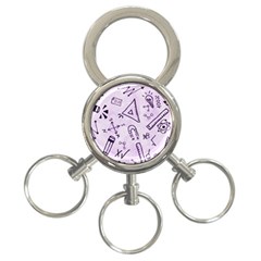 Science Research Curious Search Inspect Scientific 3-ring Key Chain by Uceng