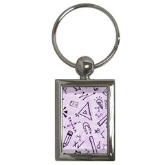 Science Research Curious Search Inspect Scientific Key Chain (rectangle) by Uceng