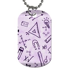 Science Research Curious Search Inspect Scientific Dog Tag (one Side) by Uceng