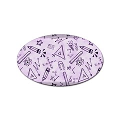 Science Research Curious Search Inspect Scientific Sticker Oval (100 Pack)