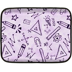 Science Research Curious Search Inspect Scientific Fleece Blanket (mini) by Uceng