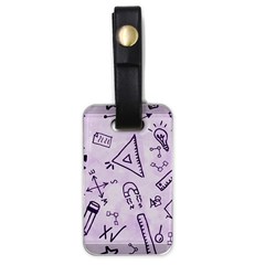 Science Research Curious Search Inspect Scientific Luggage Tag (one Side) by Uceng