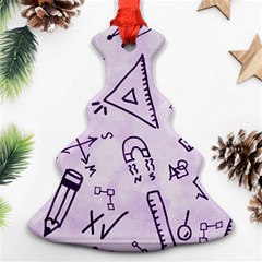 Science Research Curious Search Inspect Scientific Christmas Tree Ornament (two Sides) by Uceng