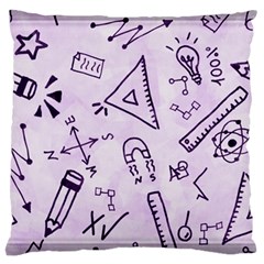 Science Research Curious Search Inspect Scientific Large Cushion Case (one Side) by Uceng