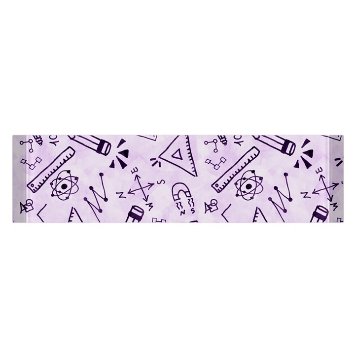 Science Research Curious Search Inspect Scientific Oblong Satin Scarf (16  x 60 )