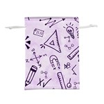 Science Research Curious Search Inspect Scientific Lightweight Drawstring Pouch (S) Front