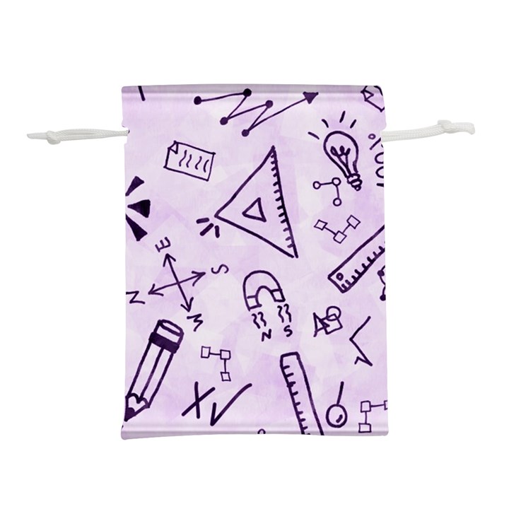 Science Research Curious Search Inspect Scientific Lightweight Drawstring Pouch (S)