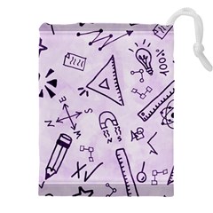 Science Research Curious Search Inspect Scientific Drawstring Pouch (4xl) by Uceng