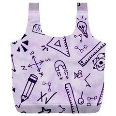 Science Research Curious Search Inspect Scientific Full Print Recycle Bag (xxl) by Uceng