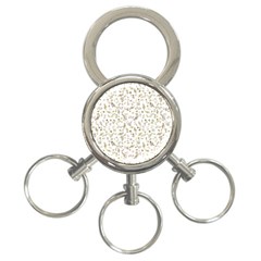 Background Ornamental Pattern Graphic Seamless 3-ring Key Chain by Uceng