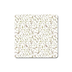 Background Ornamental Pattern Graphic Seamless Square Magnet by Uceng