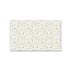 Background Ornamental Pattern Graphic Seamless Sticker Rectangular (10 Pack)