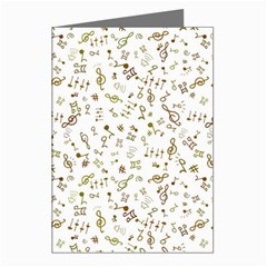 Background Ornamental Pattern Graphic Seamless Greeting Cards (pkg Of 8) by Uceng