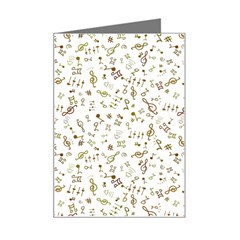 Background Ornamental Pattern Graphic Seamless Mini Greeting Card