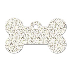 Background Ornamental Pattern Graphic Seamless Dog Tag Bone (one Side) by Uceng