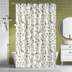 Background Ornamental Pattern Graphic Seamless Shower Curtain 48  X 72  (small) 