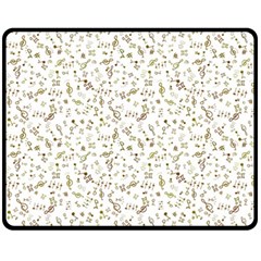 Background Ornamental Pattern Graphic Seamless Double Sided Fleece Blanket (medium) by Uceng