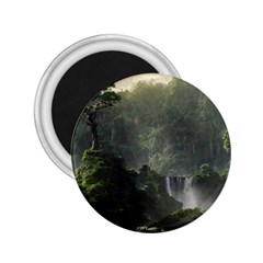 Waterfall River Fantasy Dream Planet Matte 2 25  Magnets by Uceng