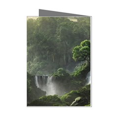 Waterfall River Fantasy Dream Planet Matte Mini Greeting Cards (pkg Of 8)