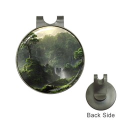 Waterfall River Fantasy Dream Planet Matte Hat Clips With Golf Markers by Uceng