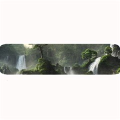 Waterfall River Fantasy Dream Planet Matte Large Bar Mat by Uceng