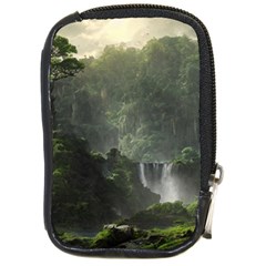 Waterfall River Fantasy Dream Planet Matte Compact Camera Leather Case by Uceng