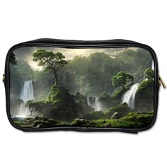 Waterfall River Fantasy Dream Planet Matte Toiletries Bag (one Side) by Uceng