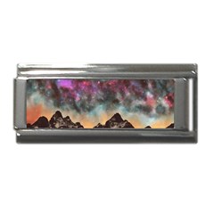 Mountain Space Galaxy Stars Universe Astronomy Superlink Italian Charm (9mm)