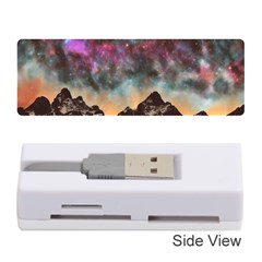 Mountain Space Galaxy Stars Universe Astronomy Memory Card Reader (stick) by Uceng