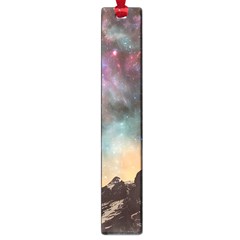 Mountain Space Galaxy Stars Universe Astronomy Large Book Marks by Uceng