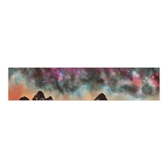 Mountain Space Galaxy Stars Universe Astronomy Velvet Scrunchie by Uceng