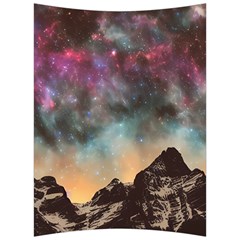 Mountain Space Galaxy Stars Universe Astronomy Back Support Cushion by Uceng