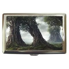 Trees Forest Woods Drawing Fantasy Dream Cigarette Money Case by Uceng