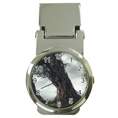 Trees Forest Woods Drawing Fantasy Dream Money Clip Watches by Uceng