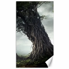 Trees Forest Woods Drawing Fantasy Dream Canvas 40  X 72  by Uceng