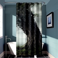 Trees Forest Woods Drawing Fantasy Dream Shower Curtain 36  X 72  (stall)  by Uceng