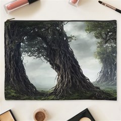 Trees Forest Woods Drawing Fantasy Dream Cosmetic Bag (xxxl) by Uceng